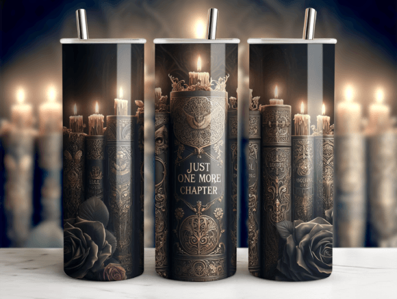 Book Lover Reading Tumbler Wrap PNG: Graphics for Real Publishing