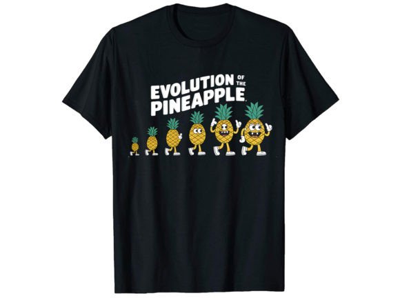Evolution of the Pineapple: Graphics & T-Shirt Designs